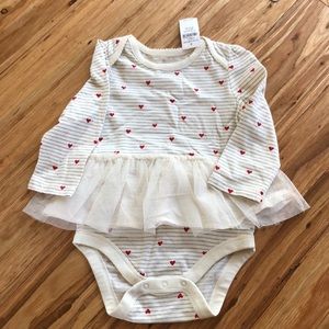 NWT baby gap onesie with tutu